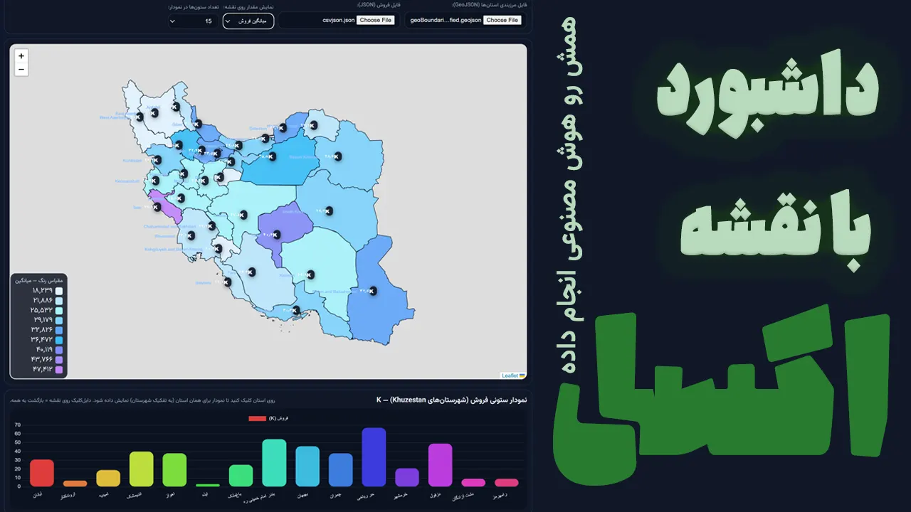 نمودار نقشه ایران