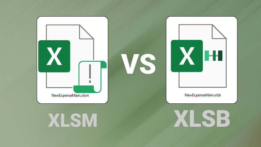 تفاوت XLSM و XLSB